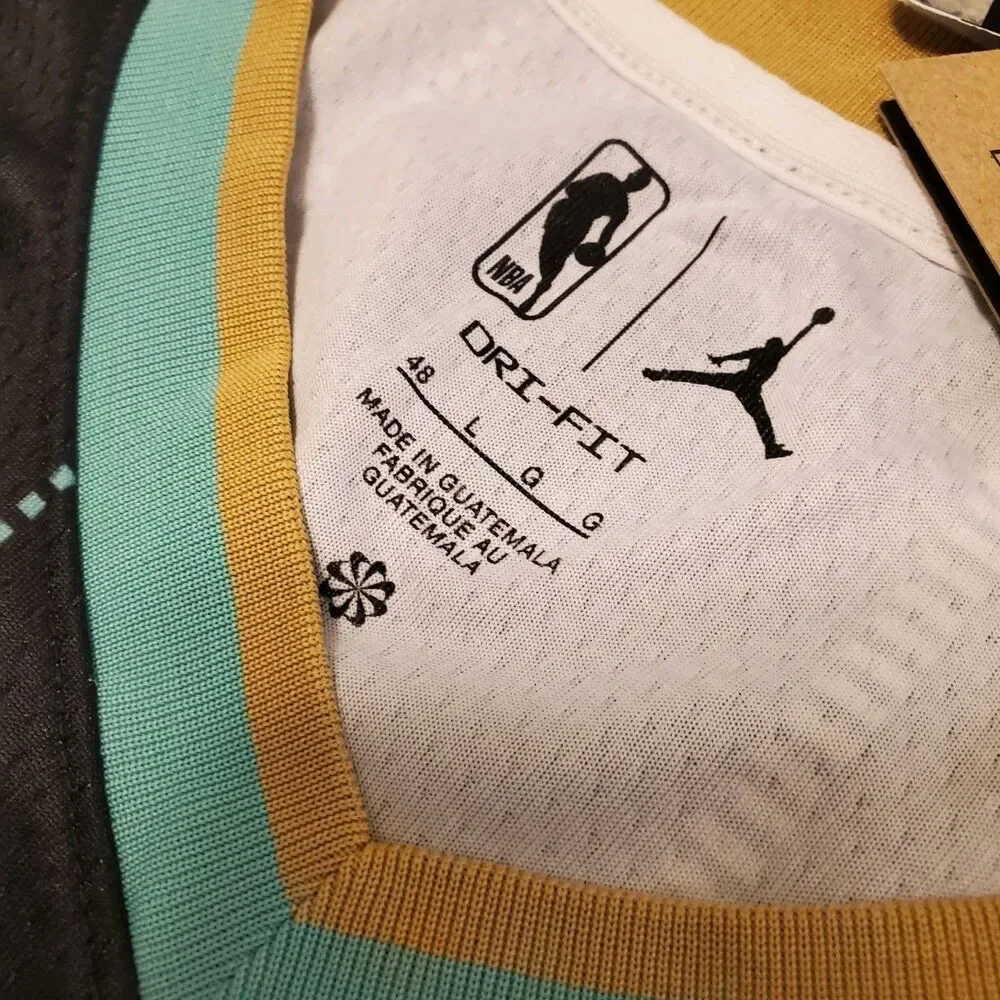 NEW Charlotte Hornets City Edition CLT Tank Jersey NBA Mens Sz L 48 Buzz City